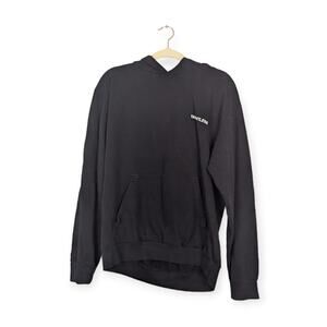 Talentless Mens Phantom Black Cotton Lightweight Hoodie